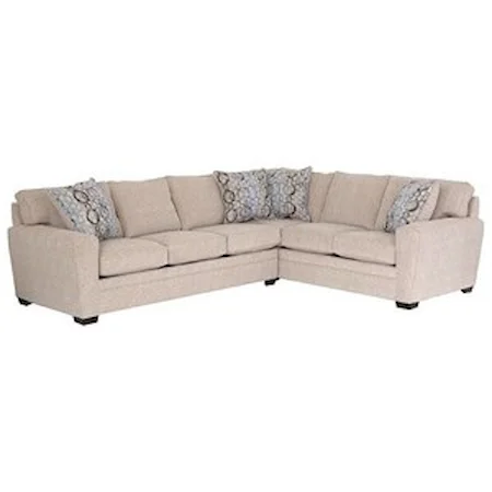 Sectional Sofa with Queen Mattress